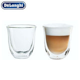 Genuine Delonghi Cappuccino Double Wall Thermo Glasses - Set of 2 - Thefridgefiltershop