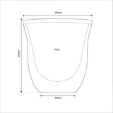 Espresso Double Wall Dual Thermo Shield Insulated Glasses for Delonghi - Thefridgefiltershop