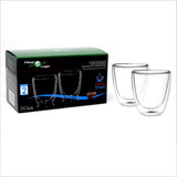 Cappuccino Double Wall Dual Thermo Shield Insulated Glasses for Delonghi - Thefridgefiltershop