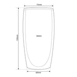 Caffe Latte Double Wall Dual Thermo Shield Insulated Glasses - Thefridgefiltershop