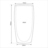 Caffe Latte Double Wall Dual Thermo Shield Insulated Glasses for Delonghi - Thefridgefiltershop