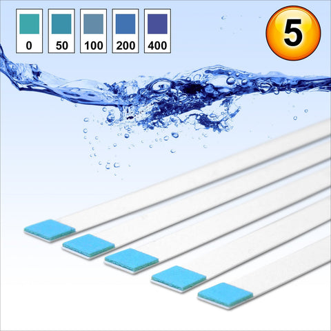 Water Hardness Test Strips Kit Testing Tester Softener (5 strips) - Fast, Easy Accurate Kit - Thefridgefiltershop