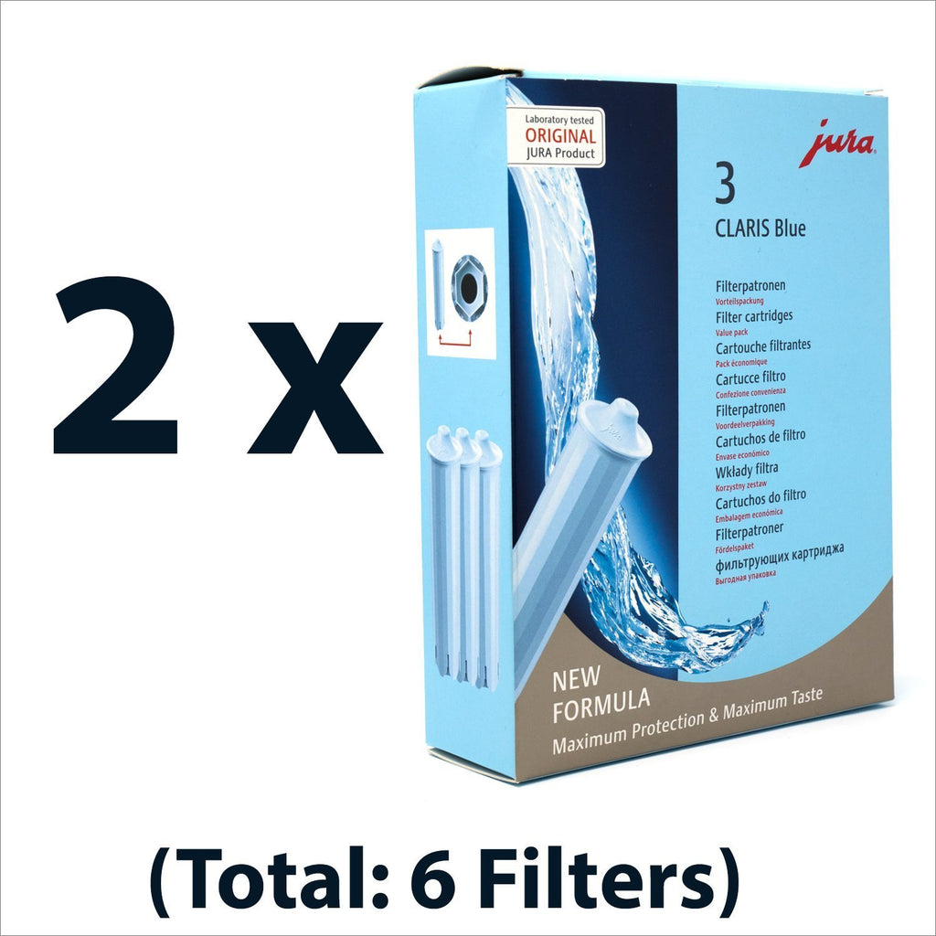 3 pack Genuine Original Jura Claris Blue Coffee Water Filter The Fridge Filter Shop