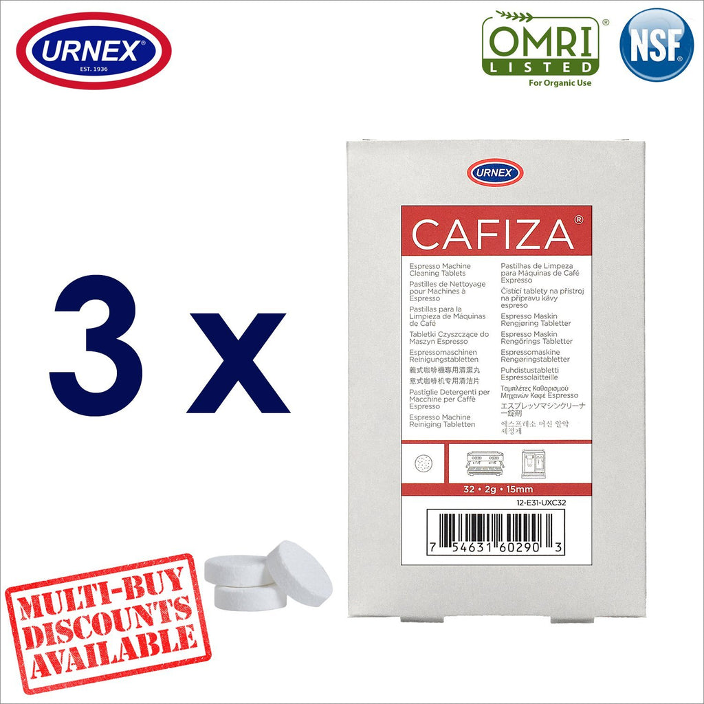 Urnex Cafiza, pastilles de dégraissage pour machines à espresso