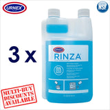 Urnex RINZA® Milk Line Wand Spout Frother Spout Cleaner Coffee Espresso Acid Formulation 1 Litre - Thefridgefiltershop
