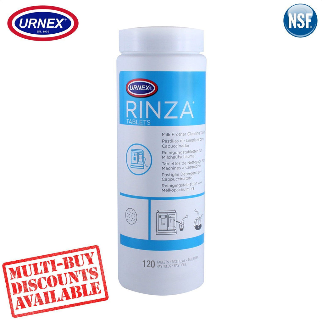 Urnex RINZA® Milk Line Frother Cleaning Tablets Coffee Espresso Machin