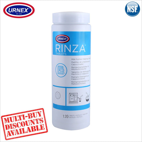Urnex RINZA® Milk Line Frother Cleaning Tablets Coffee Espresso Machine - M61 - Thefridgefiltershop