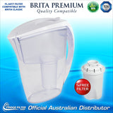 FJ601 Brita Classic Compatible Water Filter Jug + free Filter - Thefridgefiltershop 