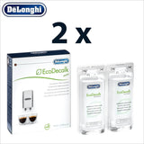 Genuine DeLonghi Descaler for Coffee Machines - 2 x 100ml - EcoDecalk DLSC200 - 5513296021 - Thefridgefiltershop 