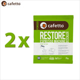 Cafetto Restore Descaler Descaling Powder OMRI Listed for Organic Use - 25g Sachet - Thefridgefiltershop 