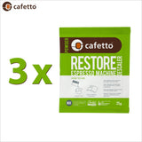 Cafetto Restore Descaler Descaling Powder OMRI Listed for Organic Use - 25g Sachet - Thefridgefiltershop 