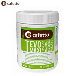 Cafetto Tevo Maxi Espresso Coffee Machine Cleaner OMRI Organic Cleaning Tablets - 150 Tablets - Thefridgefiltershop 